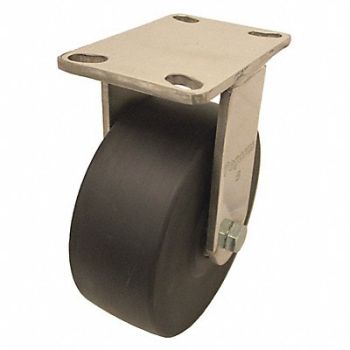 GRAINGER APPROVED Kingpinless Plate Caster Rigid 3000 lb., 483N27