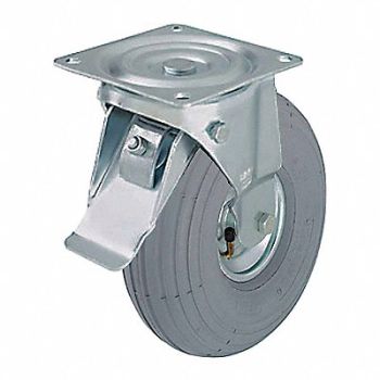 GRAINGER APPROVED Plate Cstr w/ Pneumatic Whls Swvl 220lb, 483N29