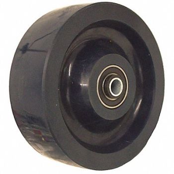 GRAINGER APPROVED Antimicrob PUR Tread Plastic Core Wheel, 483N32