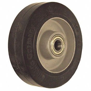 GRAINGER APPROVED Nonmark RBBR Tread Al Core Wheel, 483N34