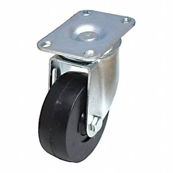 GRAINGER APPROVED NSF-Listed Plate Caster Swivel 325 lb., 483N49