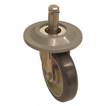 GRAINGER APPROVED Wall-Protect Friction-Ring Stem Caster, 483N56