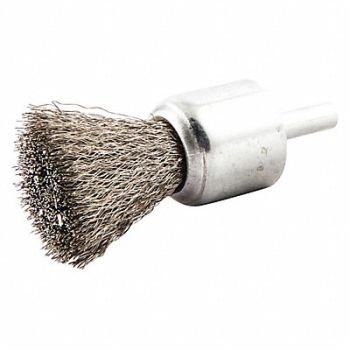 NORTON End Brush Crimped 1 Dia 22000 rpm, 483N75