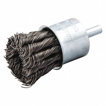 NORTON End Brush Twisted 1-1/8 Dia 22000 rpm, 483N77