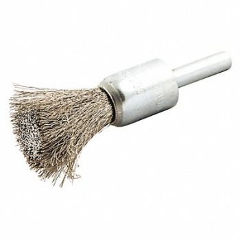 NORTON End Brush Crimped 1/2 Dia 25000 rpm, 483N78