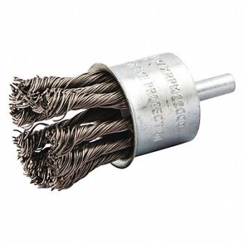 NORTON End Brush Twisted 1-1/8 Dia 22000 rpm, 483N84