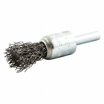 NORTON End Brush Crimped 1/2 Dia 25000 rpm, 483N85