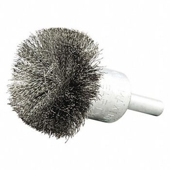 NORTON End Brush Crimped 1-1/2 Dia 20000 rpm, 483N93