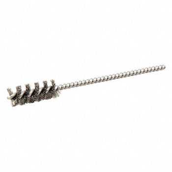 NORTON Single Spiral Tube Brush 3/8 Dia, 483N94