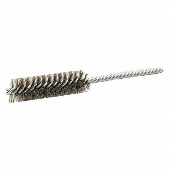 NORTON Double Spiral Tube Brush 3/4 Dia, 483P25
