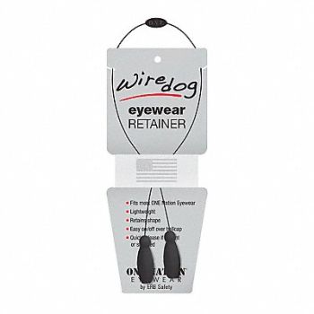 ERB SAFETY Eyewear Retainer Black Slip On 16-1/2 L, 483R09