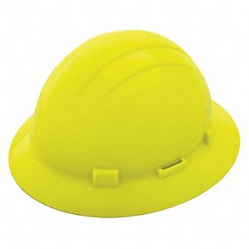 ERB SAFETY Hard Hat Type 1 Class E Hi-Vis Yellow, 483R22