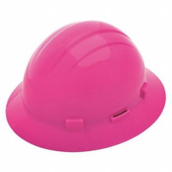 ERB SAFETY Hard Hat Type 1 Class E Hi-Vis Pink, 483R25