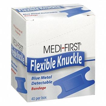 GRAINGER APPROVED Knuckle Bandages 3 L x 1-1/2 W PK40, 483T59