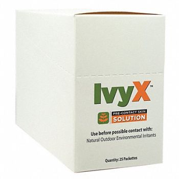 GRAINGER APPROVED Pre-Poison Ivy Barrier Wipes PK25, 483T67