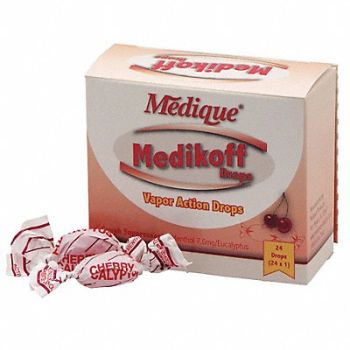 GRAINGER APPROVED Cough Drops Lozenge 7.6mg Size PK24, 483T86