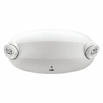 LITHONIA LIGHTING Emrg Lght Plst Lth Iron Phsp 1.2W LED, 483U31