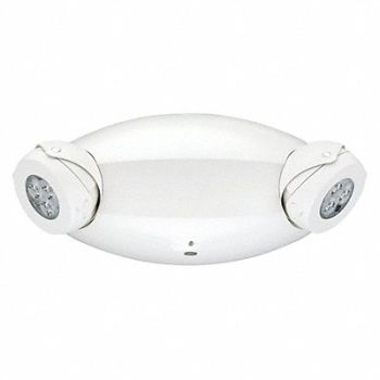 LITHONIA LIGHTING Emrg Lght Plst Lth Iron Phsph 5.3W LED, 483U38