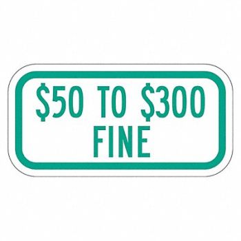 LYLE Fine Supplemental Parking Sign 6 x 12, 484L37
