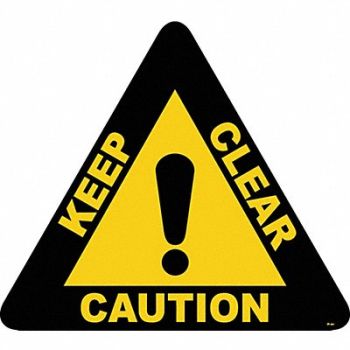 STRANCO INC Anti-Slip Floor Sign 15 inx15 in Vinyl, 484P31