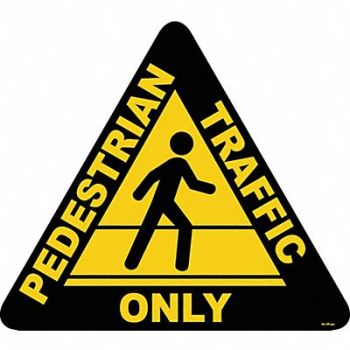 STRANCO INC Anti-Slip Floor Sign 15 in x 15 in Vinyl, 484P32