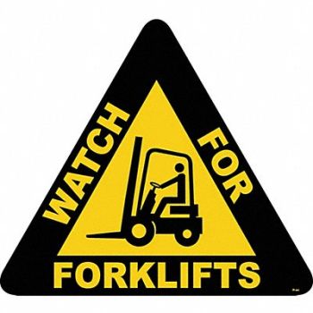 STRANCO INC Anti-Slip Floor Sign 15 inx15 in Vinyl, 484P34