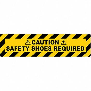 STRANCO INC Anti-Slip Floor Sign 6 in x 24 in Vinyl, 484P47
