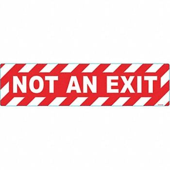 STRANCO INC Anti-Slip Floor Sign 6 in x 24 in Vinyl, 484P48