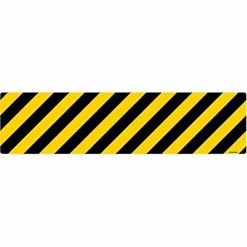 STRANCO INC Anti-Slip Floor Sign 6 in x 24 in Vinyl, 484P52