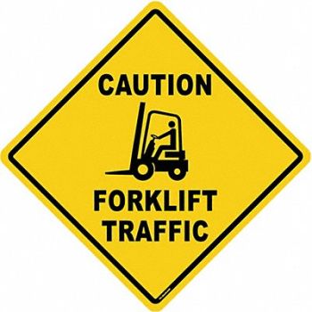 STRANCO INC Anti-Slip Floor Sign 17 inx17 in Vinyl, 484P58