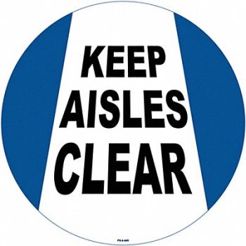 STRANCO INC Anti-Slip Floor Sign 8in x 8in Vinyl PK2, 484P64