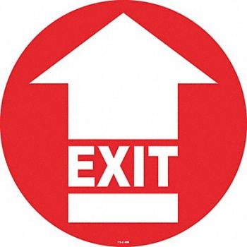 STRANCO INC Anti-Slip Floor Sign 8in x 8in Vinyl PK2, 484P67