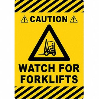 STRANCO INC Anti-Slip Floor Sign 20 inx14 in Vinyl, 484P80