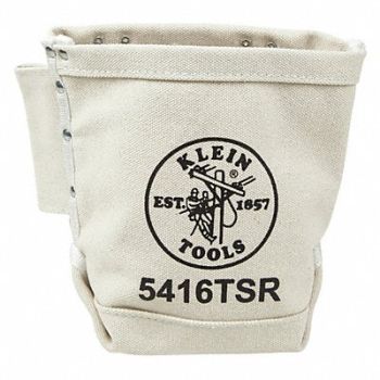 KLEIN TOOLS Tan Tool Pouch Canvas, 484T58