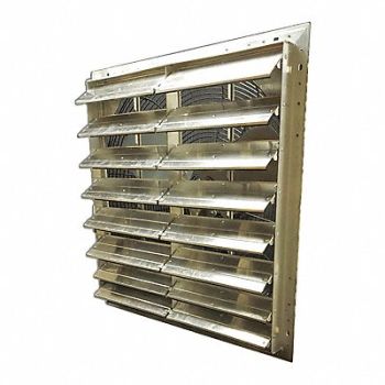DAYTON ShtrMnt ExhFn 36In Bld Dia Steel 115 V, 484X50