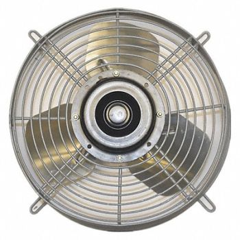 DAYTON Guard-Mounted ExtFn 12In Bld Alum 115 V, 484X53