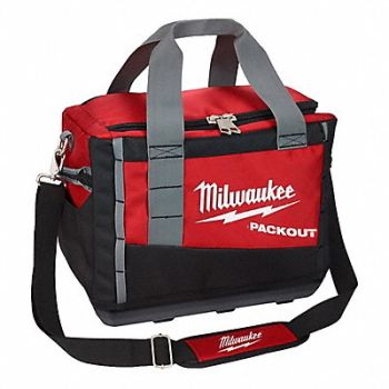 MILWAUKEE Tool Bag Ballistic Nylon General Purpose, 485A33