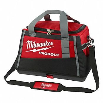 MILWAUKEE Tool Bag Ballistic Nylon General Purpose, 485A34