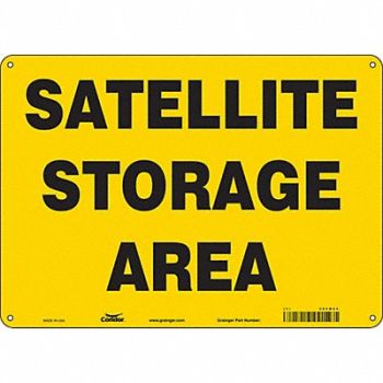 CONDOR J9842 Safety Sign 10 in x 14 in Polyethylene, 485M95