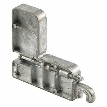 PRIME-LINE Door Corner 7-7/16 Lx3-13/16 W Gray PR, 485U88