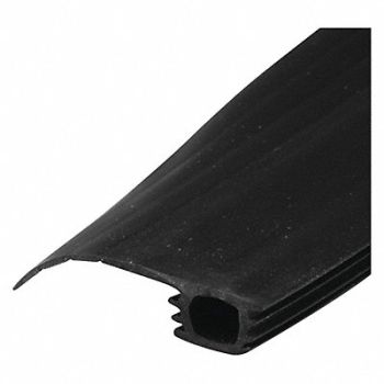 PRIME-LINE Bug Seal Black 7/8 to 1-1/2 H x 48 L, 485U92