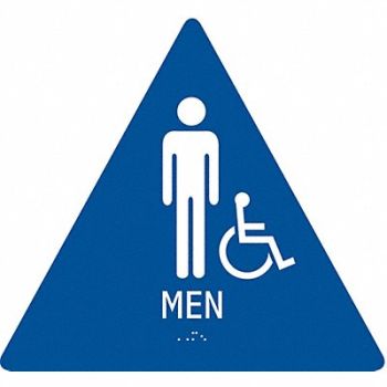 CONDOR ADA Braille Facility Sign 10x11in Plstic, 486G84