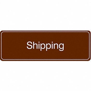CONDOR Facility Sign 3 in x 9 in Acrylic, 486G93