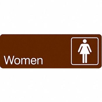 CONDOR Facility Sign 3 in x 9 in Acrylic, 486G95