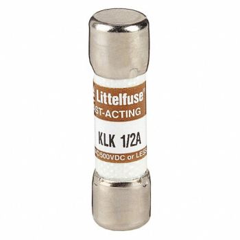 LITTELFUSE Fuse Midget 1/2A KLK Series, 486K03