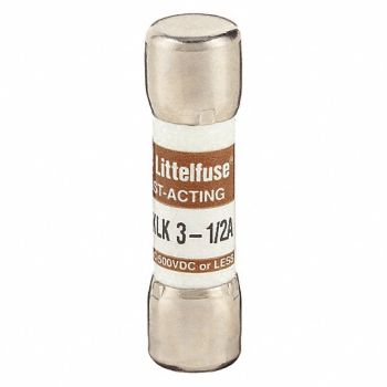 LITTELFUSE Fuse Midget 3-1/2A KLK Series, 486K19