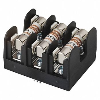 LITTELFUSE Fuse Block 0 to 30A Midget 3 Pole, 486M88