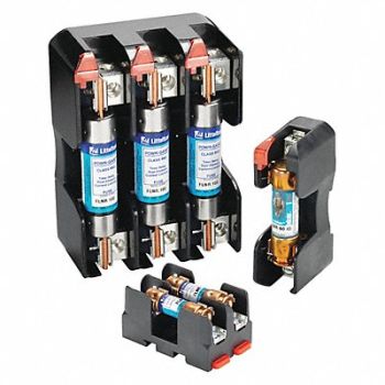 LITTELFUSE Fuse Block 0 to 30A R 3 Pole, 486N02