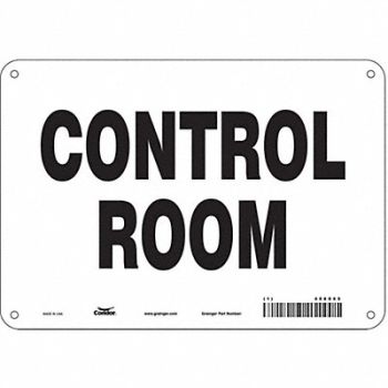 CONDOR Safety Sign 7 in x 10 in Polyethylene, 486X65