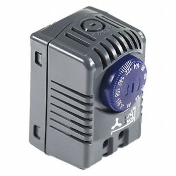 WIEGMANN Thermostat 2-23/64 H 1-35/64 W Gray, 487A50